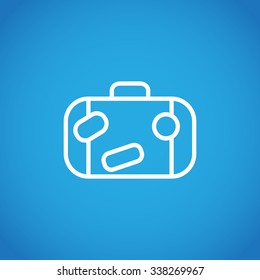 tourist bag web icon