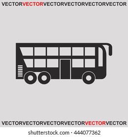 Tourist bus icon.