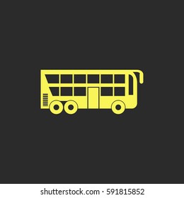 Tourist bus vector  icon.