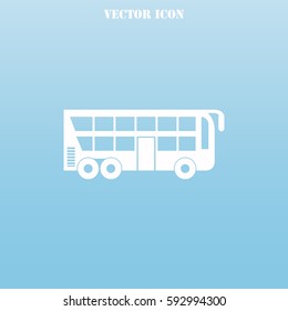 Tourist bus vector  icon.