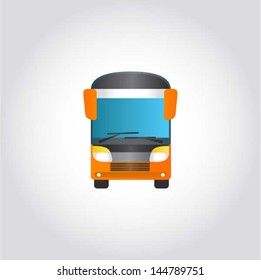 Tourist bus, vector illustration