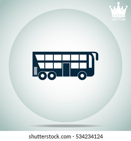 Tourist bus  vector illustration.