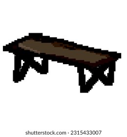tourist cot camp game pixel art retro vector. bit tourist cot camp. old vintage illustration