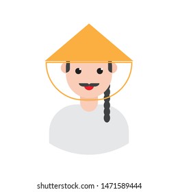 tourist glyph flat vector icon
