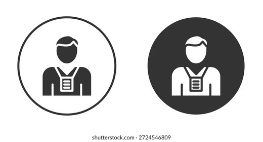 Ícone de guia turístico clipart projetos vetoriais para projetos gráficos