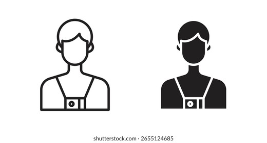 Tourist Guide icon vector design. set web icons