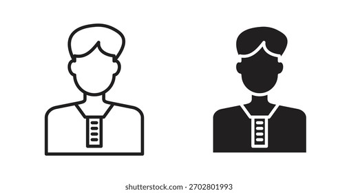 Tourist Guide icon Vector isolated design element. EPS10