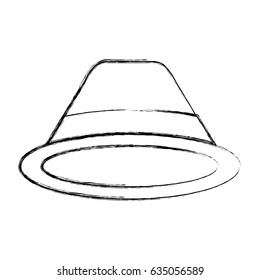 tourist hat isolated icon