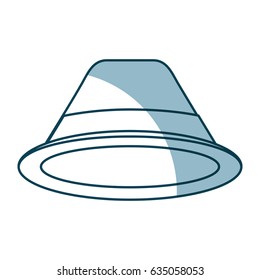 tourist hat isolated icon