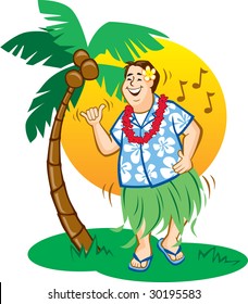 Tourist Hula Dance