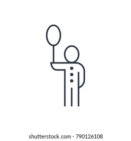 Tourist icon. Isolated tourism and tourist icon line style. Premium quality vector symbol drawing concept for your logo web mobile app UI design.