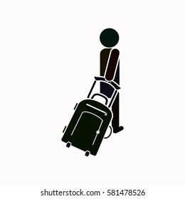 Tourist  icon Vector design.