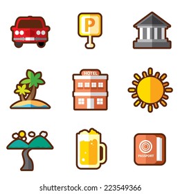 tourist icons