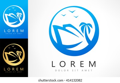 tourist logo vector - tourism 