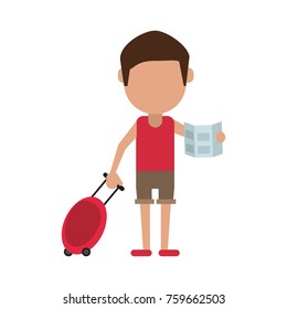 Tourist man avatar