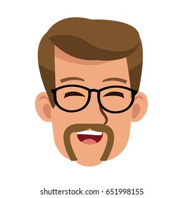 tourist man avatar character portrait image