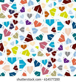 Tourist tent flat icon seamless pattern background for textile or travel design