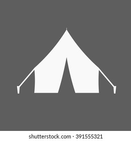 Tourist tent icon