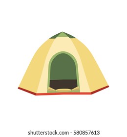 Tourist tent icon. Camping tent house. Web design element for UI app. Vector illustration eps10