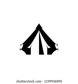 tourist tent icon vector