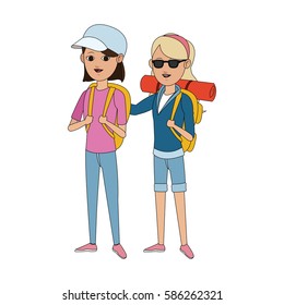 tourist travel icon image 