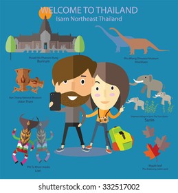 tourist travel to Isarn Northeast Thailand