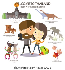 tourist travel to Isarn Northeast Thailand