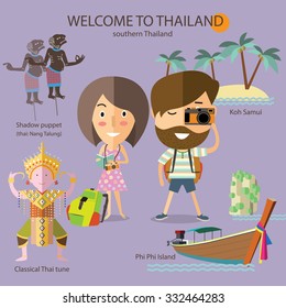 tourist travel to southern Thailand