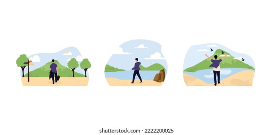 Diseño de paquete plano turístico