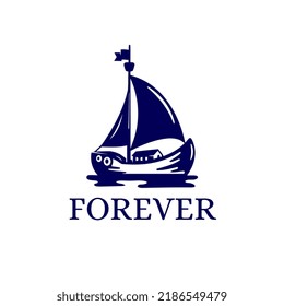 Tourist village. logo design for tourist village. vector illustration