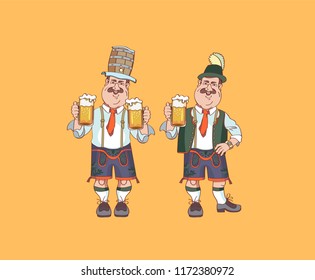 Tourists at the beer festival