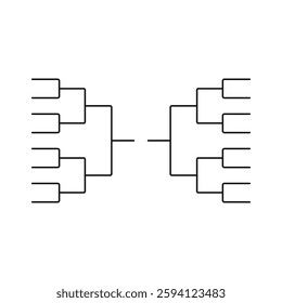 Tournament 16 brackets background template