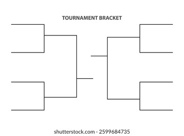 
Tournament Bracket 3 vector design