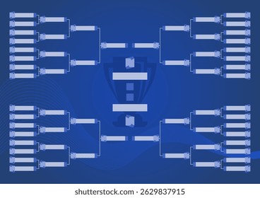 Tournament Bracket with 32 Team and 4 Pool for Championship Event