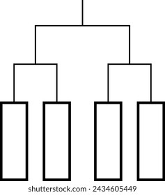 Tournament bracket for 4 teams