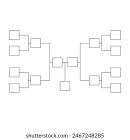 Grupo de torneos de 8. cuartos de final, semifinales, final. Juego, clasificación, equipo. Gráfico gráfico, infografías. 