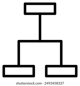 tournament bracket icon templates vector line icon , playoff, march, madness
