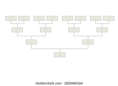 Tournament bracket scheme. vector illustration