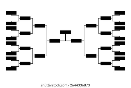 Tournament bracket templates, 16-team tournament bracket templates for organizing competitive matchups efficiently and clearly