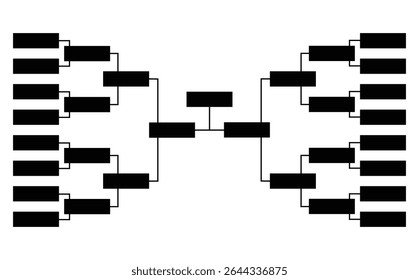 Tournament bracket templates, 16-team tournament bracket templates for organizing competitive matchups efficiently and clearly