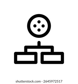 Tournament. Editable stroke vector icon.