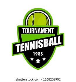 TOURNAMENT EMBLEM FOR TENNIS BALL CLUB