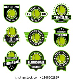 TOURNAMENT EMBLEM FOR TENNIS BALL CLUB