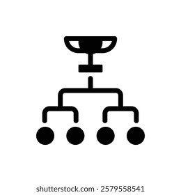 Tournament Glyph Icon. Tournament Icon