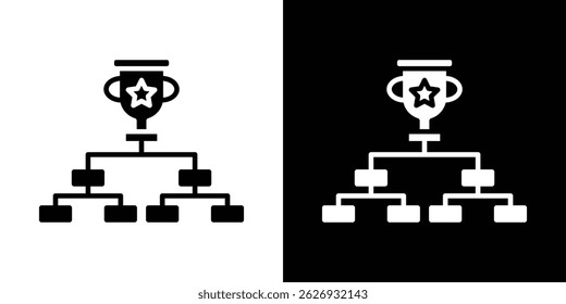Concepto de icono de torneo, Ilustración vectorial