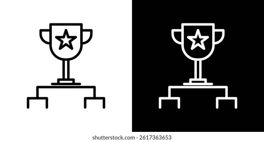 Tournament icon. vector illustration, pictogram isolated. editable
