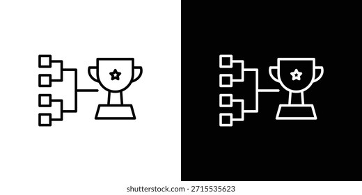 Tournament icons for UI elements. High-quality vector illustration.