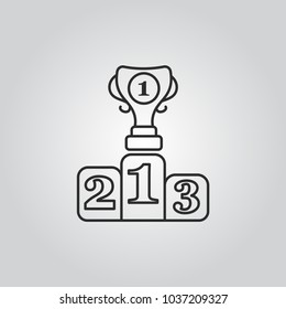 Tournament podium icon