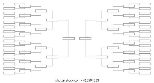 Tournament Bracket Championship Vector Sport Background Stock Vector ...