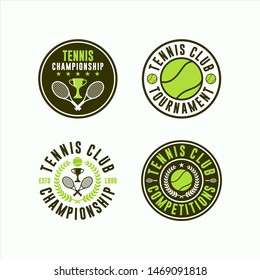 Tournament Tennis club logo Collections